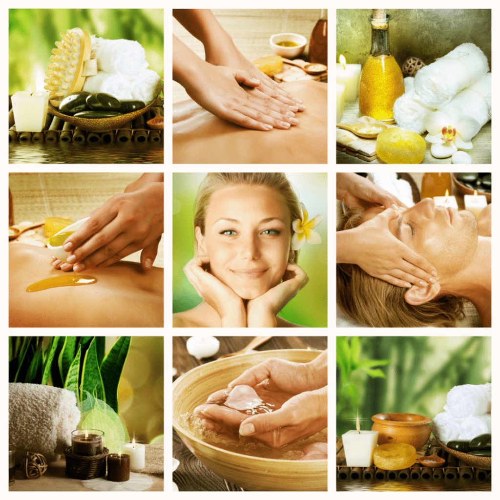 Aromatherapy Spa Collage